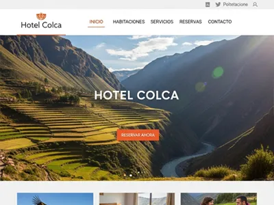 Página web para hotel en Arequipa